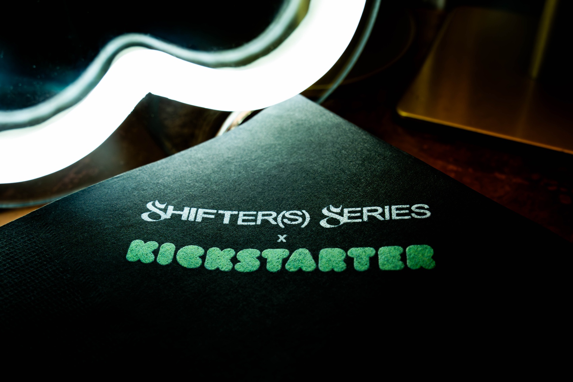 Shifter(s) Series x Kickstarter branded detail on the venue floor