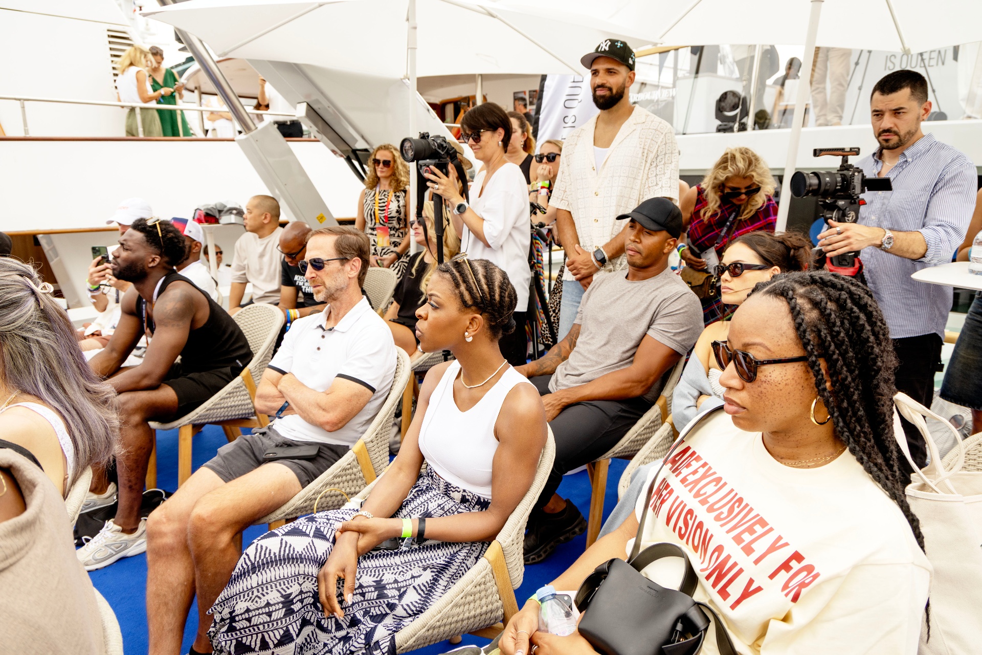 The room during the Shifter(s) Series x HarbourView fireside at Cannes Lions