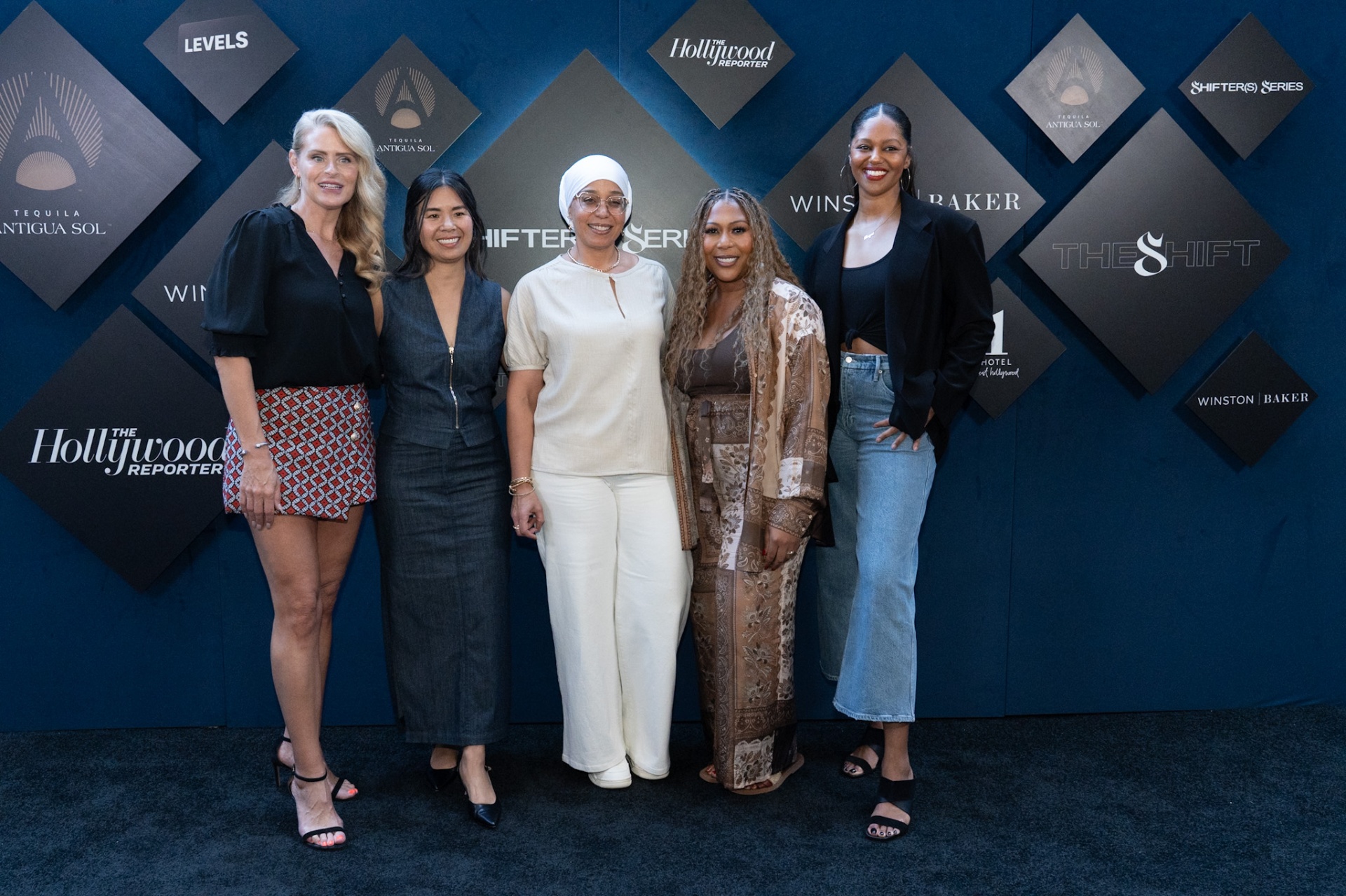 Featured guests on the Shifter(s) Series x Rhythm Garden step and repeat