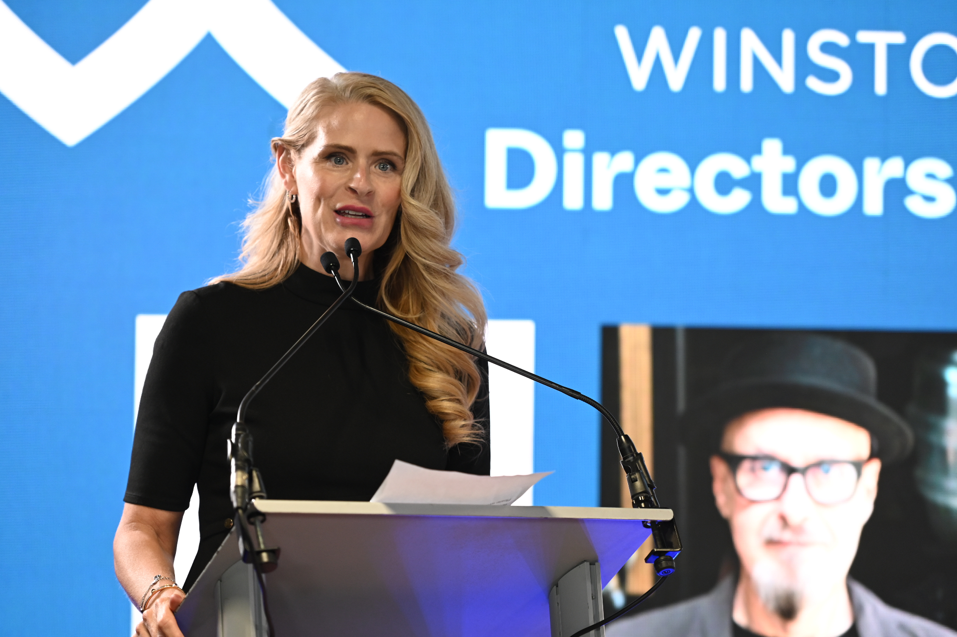 Amy Baker, CEO and Co Founder of Winston Baker, opening the Directors Roundtable at the 16th Annual International Film Finance Forum