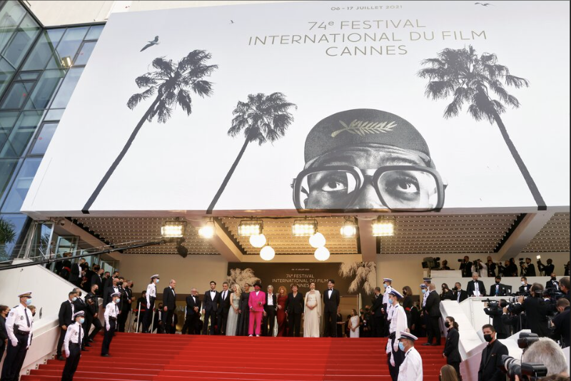 The red carpet arrivals under the 74e Festival International du Film Cannes marquee. The setting for the first Shifter(s) gathering